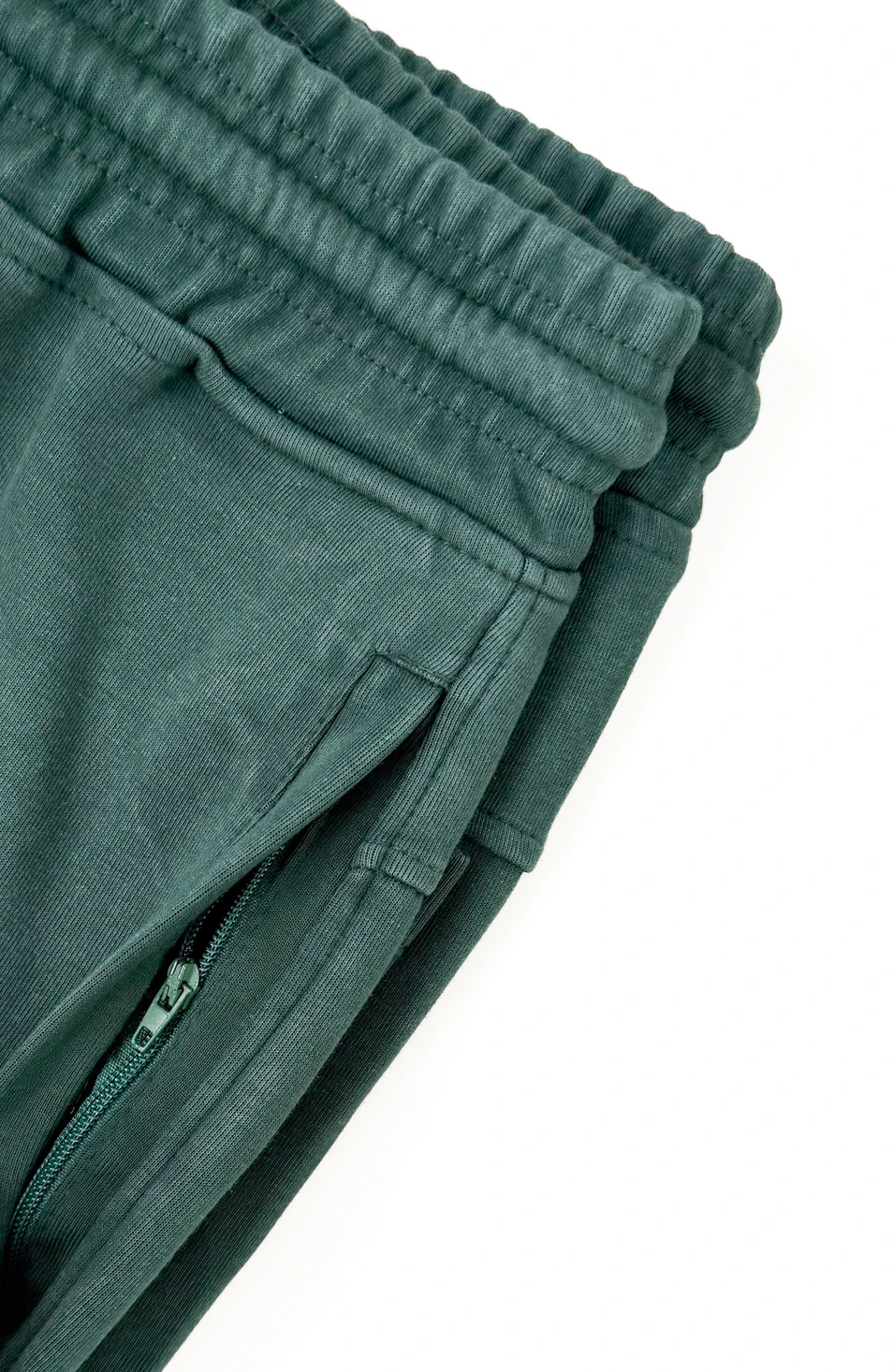 Pantaloni scurți bărbați verzi – casual, sport, buzunare fermoar [4]