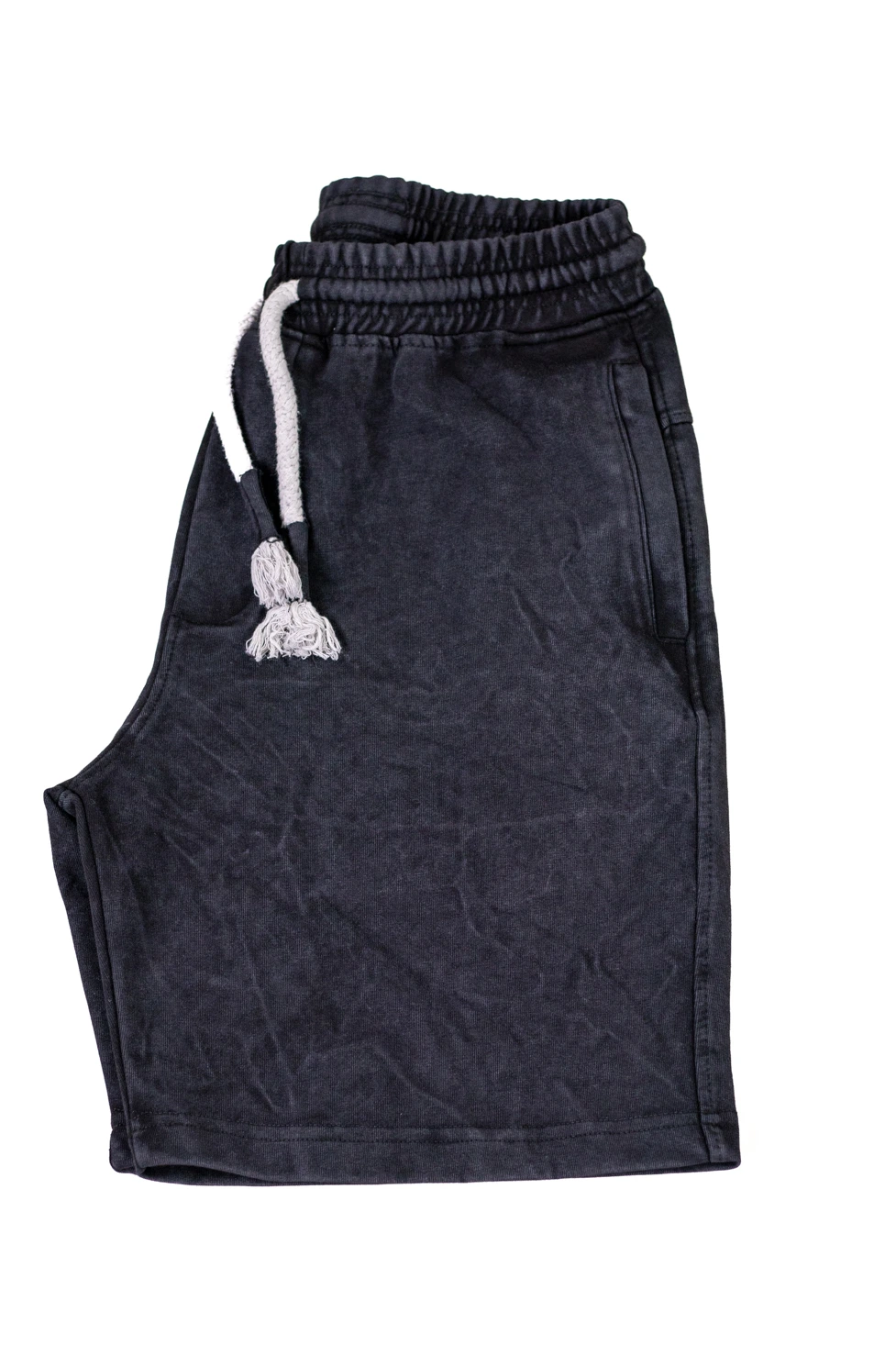 Pantaloni negri scurți bărbați – casual, sport, buzunare fermoar [4]