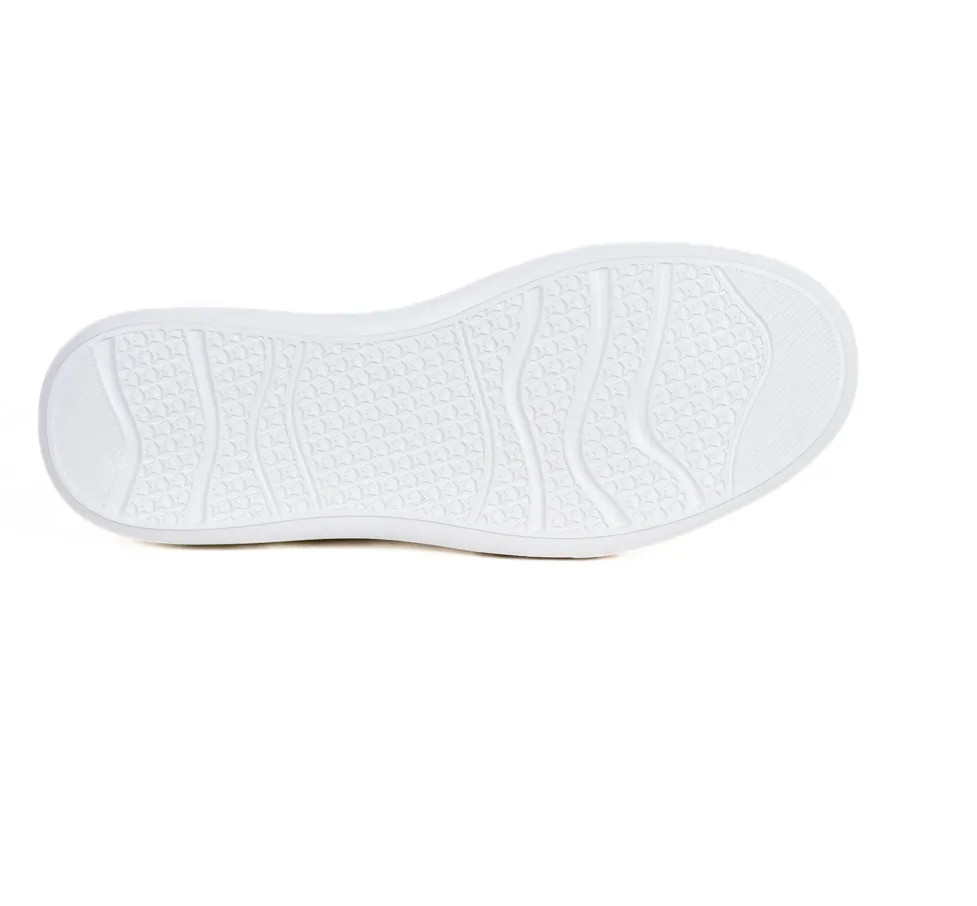 Pantofi casual albi cu negru [5]