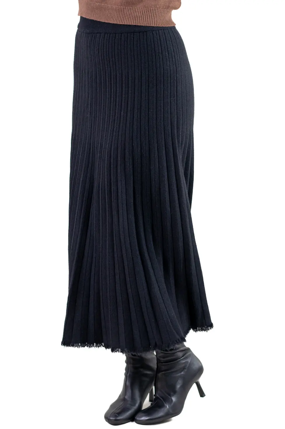 Fustă plisată din tricot fin – elegantă și confortabilă | Maxwear [5]