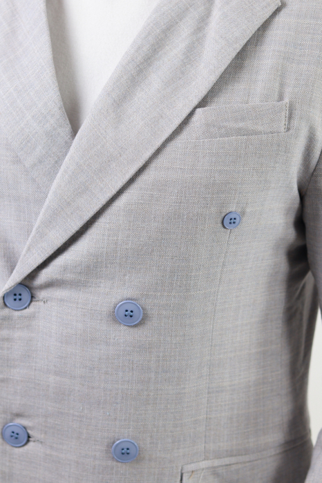 Sacou gri barbati 4 nasturi slim fit [7]