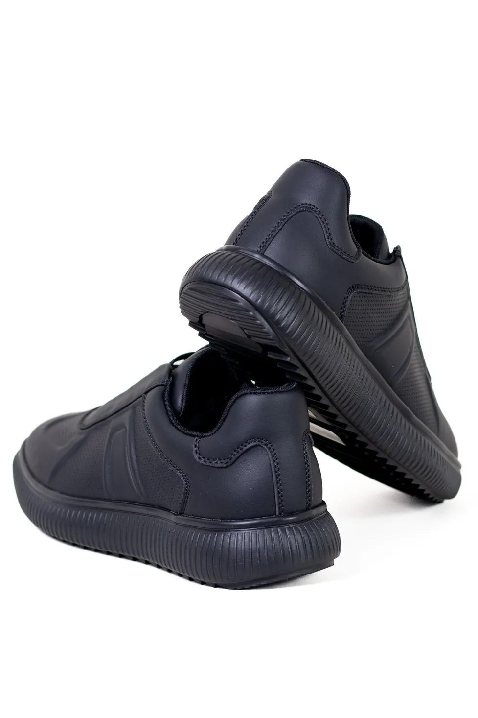 Pantofi casual bleumarin cu sireturi contrast [6]