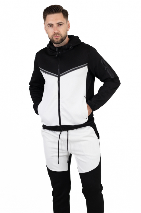 Trening barbati casual alb-negru [4]