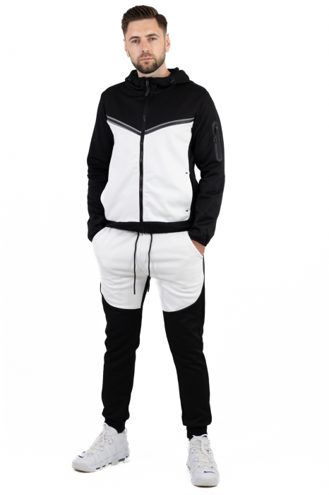 Trening barbati casual alb-negru [6]