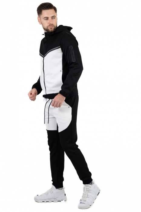 Trening barbati casual alb-negru [8]