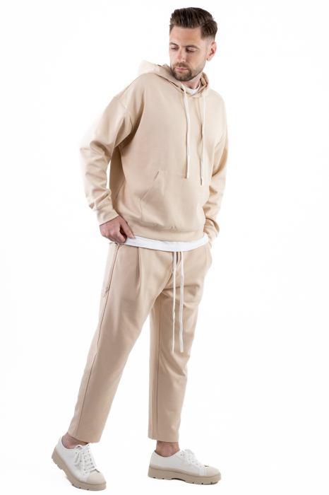 Compleu barbati oversize bej [3]