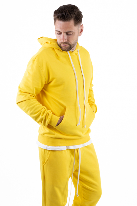Trening barbati din bumbac galben [7]