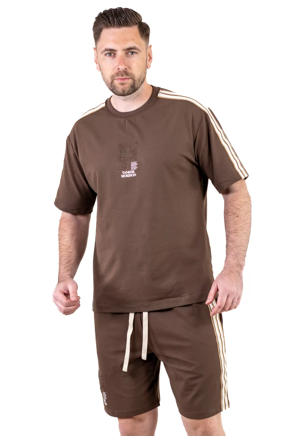 Compleu barbati Tanker Morison – brown urban style [3]