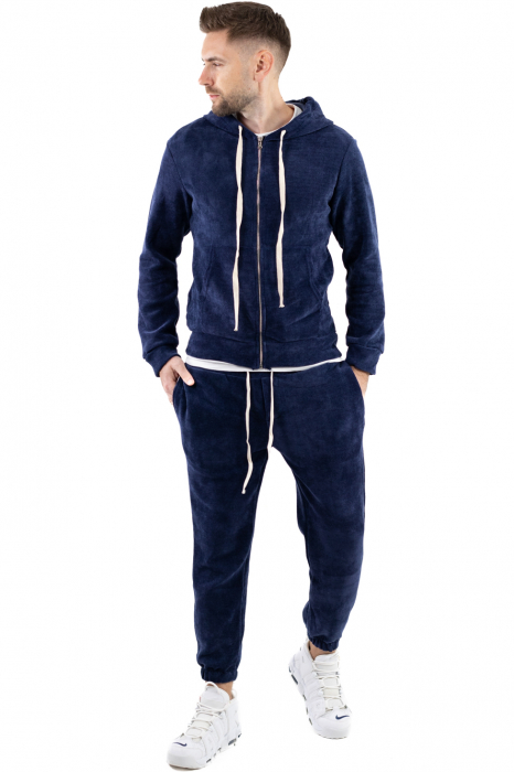 Trening bleumarin catifea reiata barbati [5]