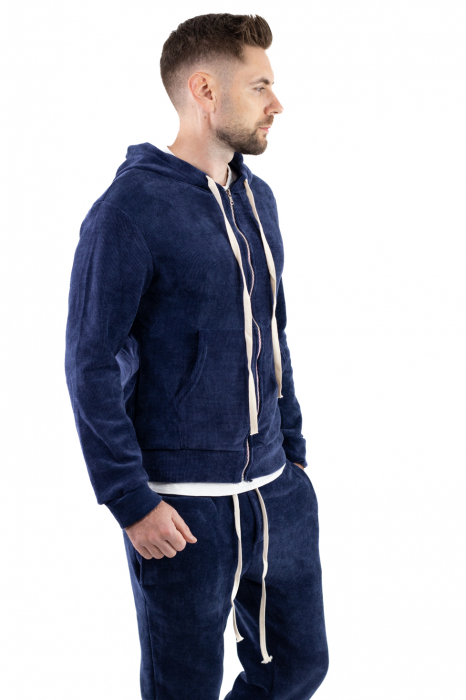 Trening bleumarin catifea reiata barbati [9]