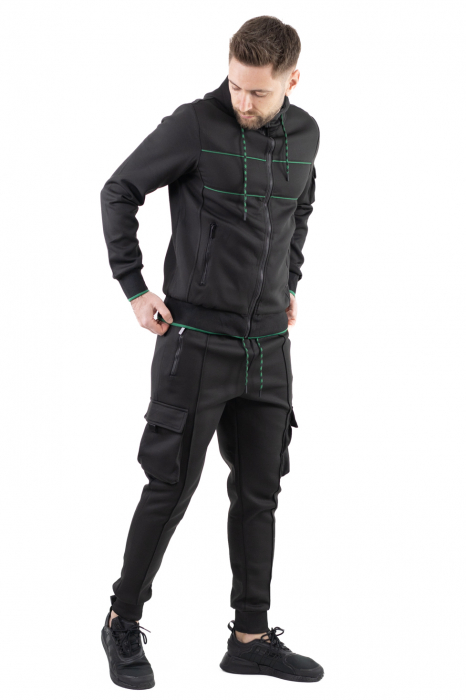 Trening negru cu buzunare multiple [3]