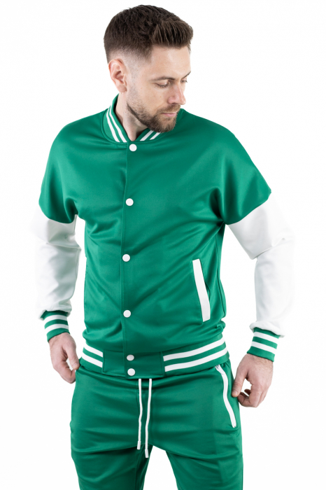 Trening casual barbati alb-verde [7]