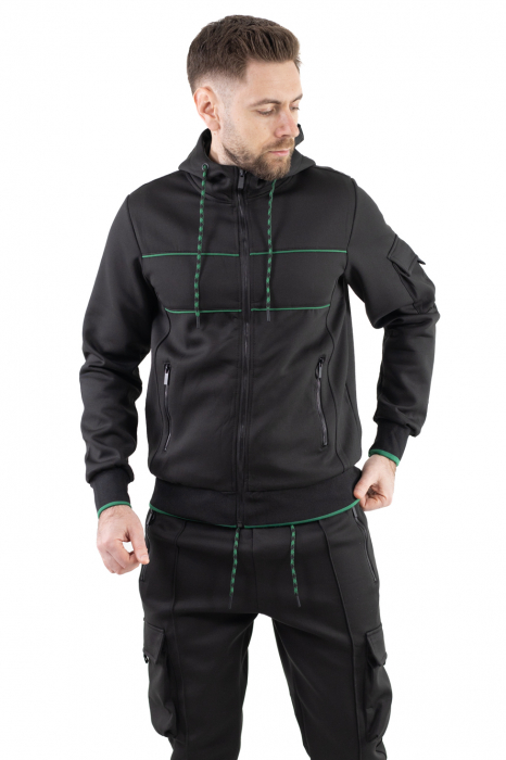 Trening negru cu buzunare multiple [8]