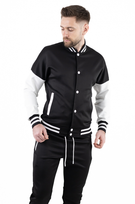 Trening barbati casual alb-negru [10]
