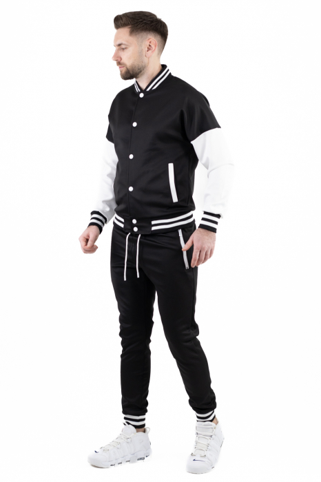 Trening barbati casual alb-negru [6]