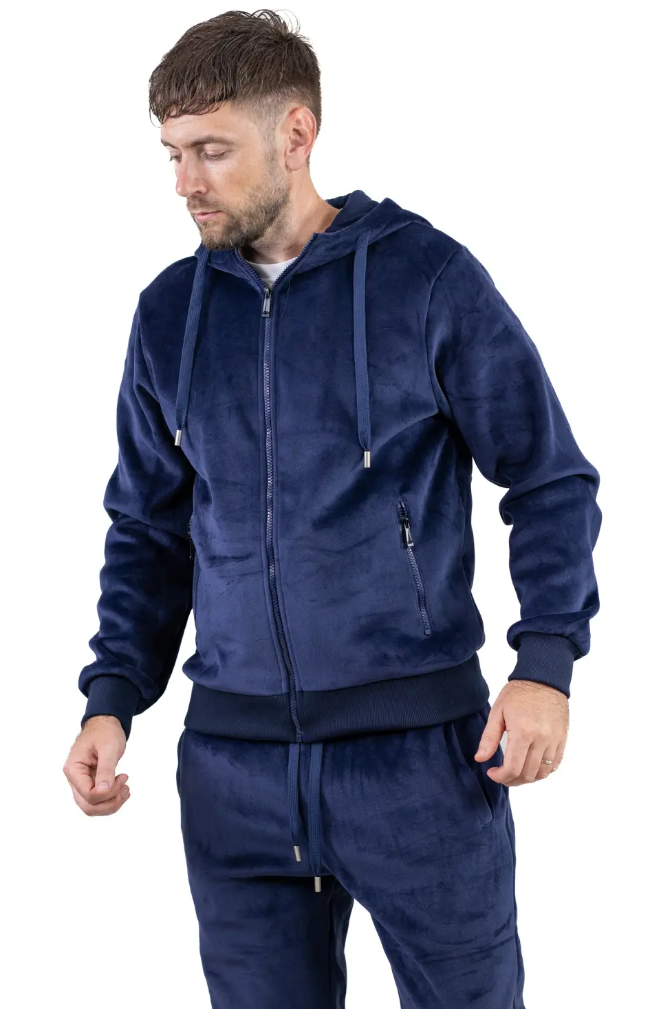 Trening bărbați din catifea bleumarin [6]