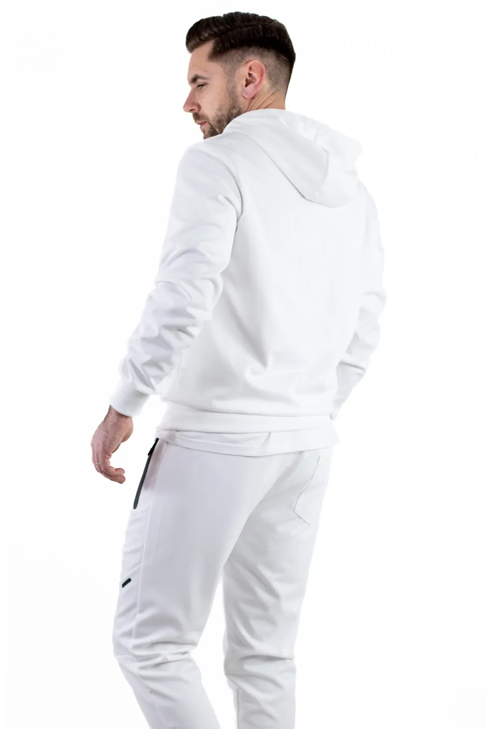 Trening alb confort cu detalii negre [8]