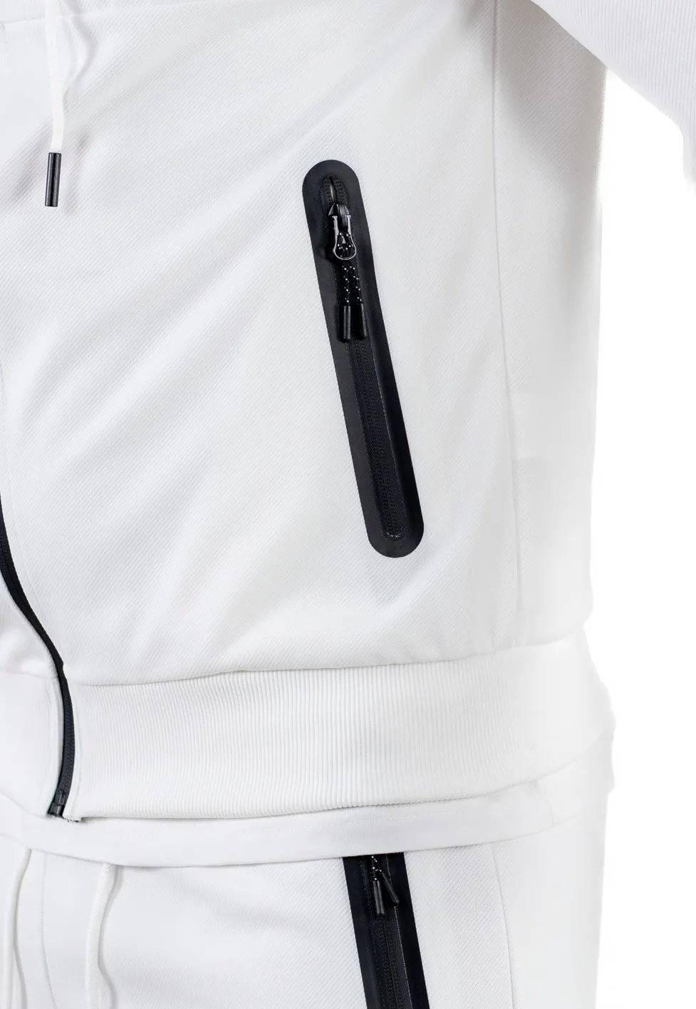 Trening alb confort cu detalii negre [2]