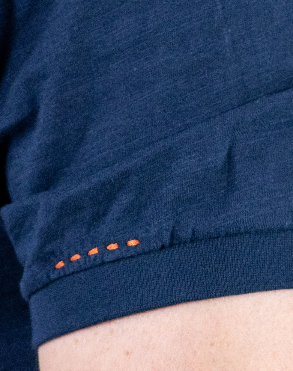 Tricou bărbați bleumarin 100% bumbac cu buzunar ascuns [5]