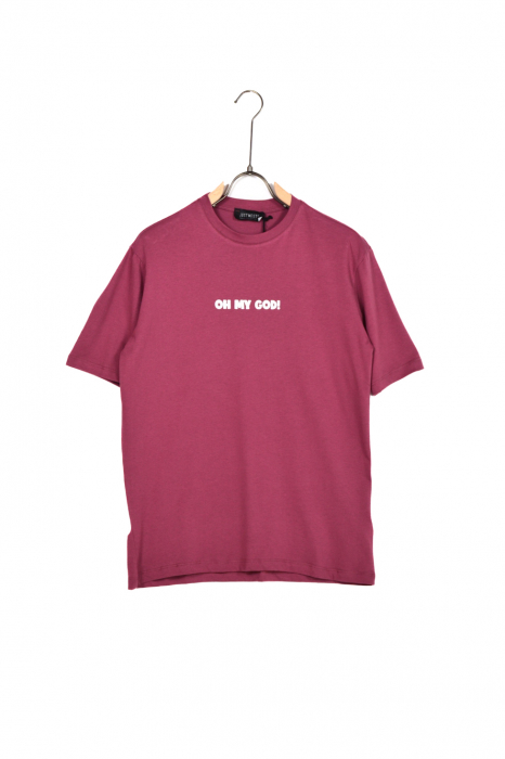 Tricou barbati oversize bordo oh my god [2]