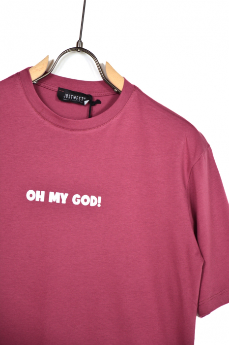 Tricou barbati oversize bordo oh my god [3]