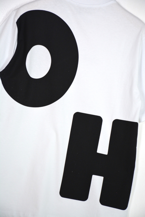 Tricou barbati oversize alb oh my god [4]