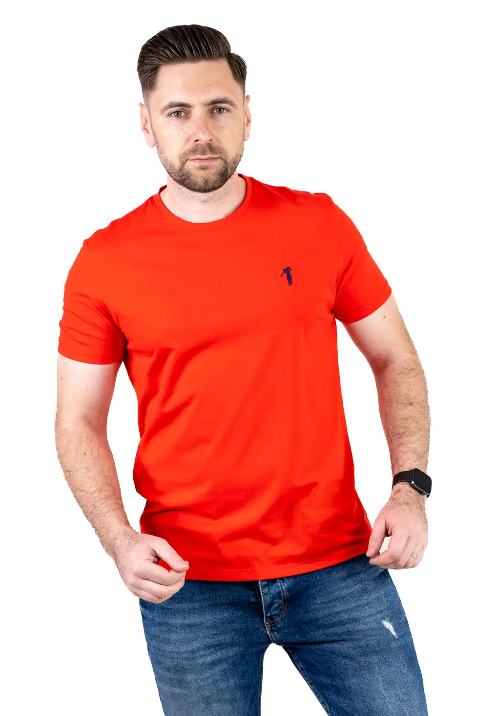 Tricou bărbați basic roșu [2]