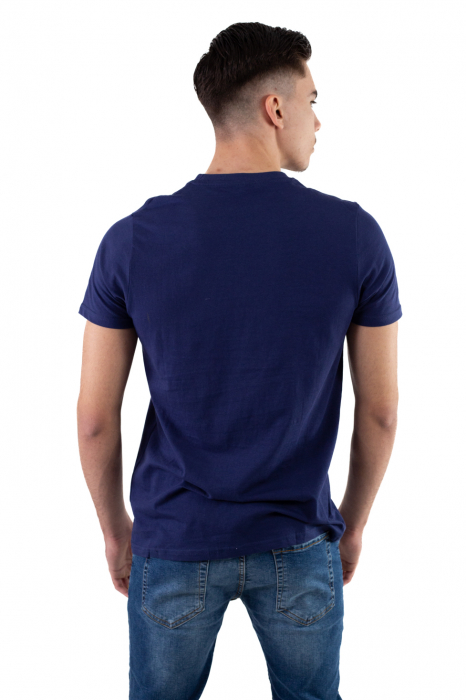 Tricou bumbac bleumarin cu imprimeu [5]