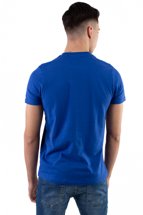Tricou bumbac albastru cu imprimeu Miami [5]