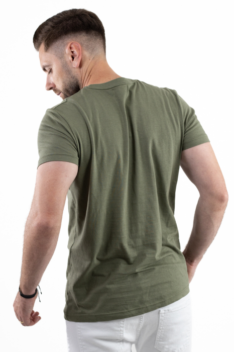 Tricou bumbac verde cu imprimeu Summer [4]