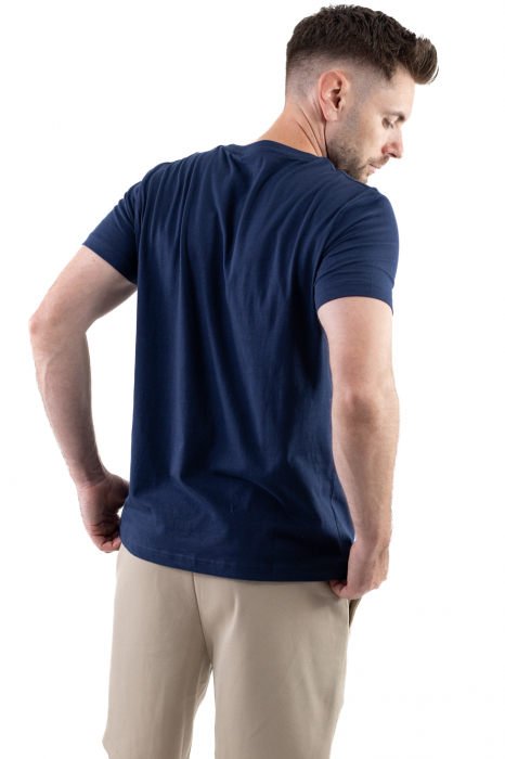 Tricou bumbac bleumarin cu imprimeu Summer Vibes [3]