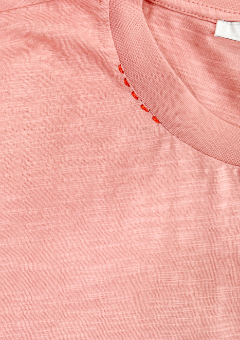 Tricou bărbați piersică 100% bumbac cu buzunar ascuns [5]
