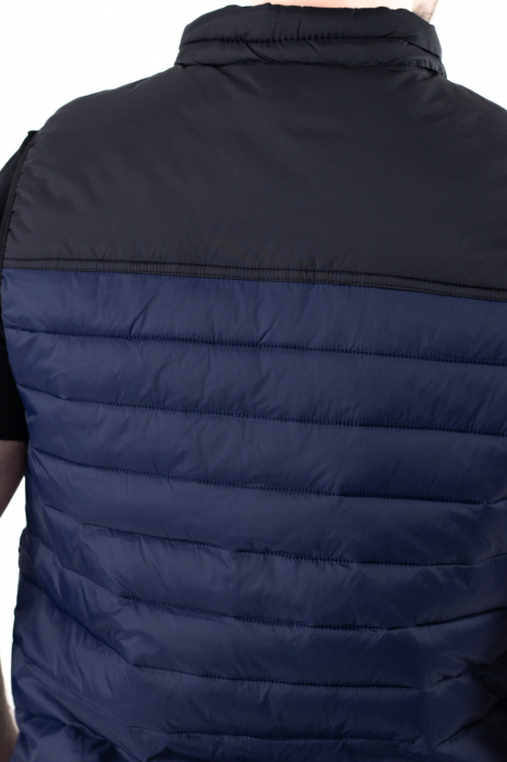 Vesta barbati bleumarin combinat cu negru [10]