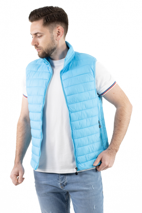 Vesta barbati usoara albastru neon [7]