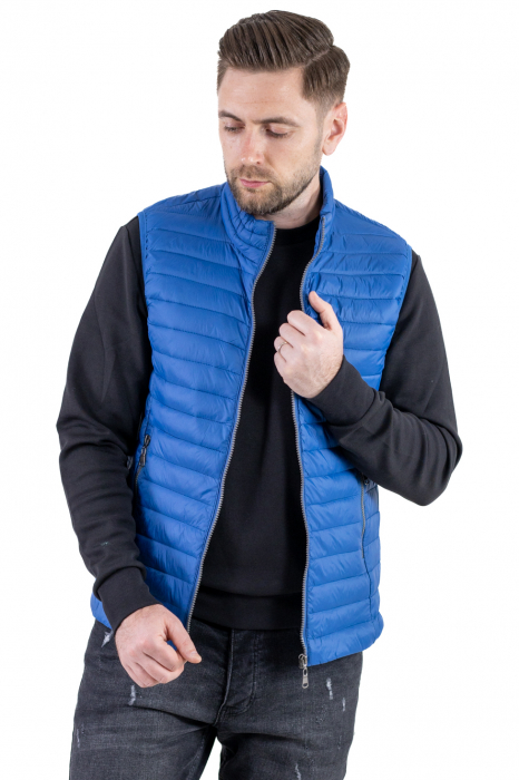 Vesta regular fit usoara albastra subtire [3]