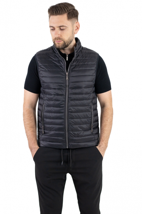 Vesta regular fit usoara neagra subtire [2]