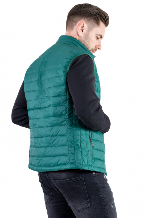 Vesta slim fit usoara verde subtire [6]