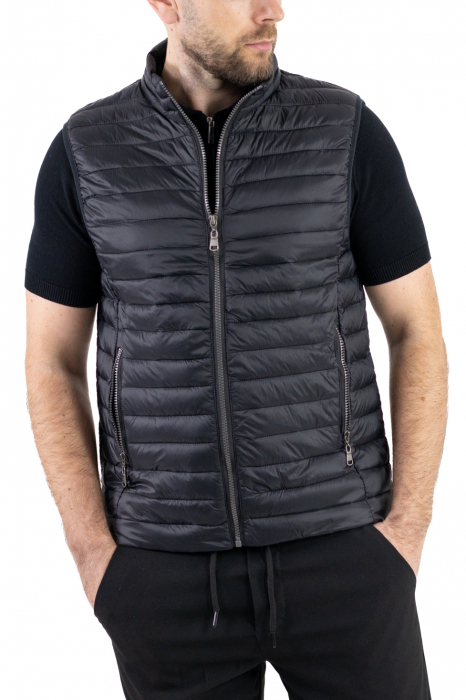 Vesta regular fit usoara neagra subtire [5]