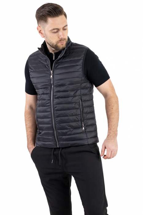 Vesta regular fit usoara neagra subtire [6]