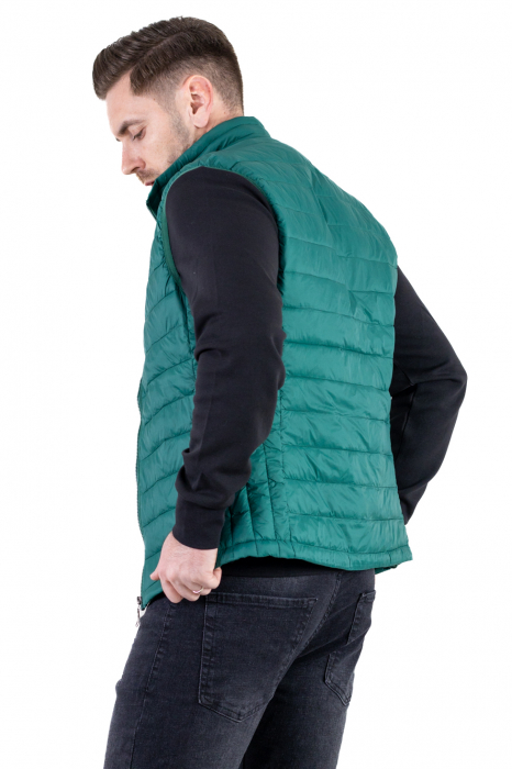 Vesta slim fit usoara verde subtire [4]