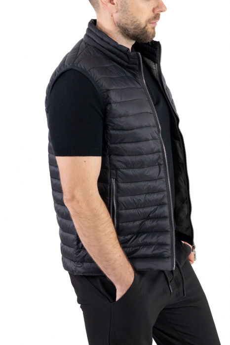 Vesta regular fit usoara neagra subtire [7]