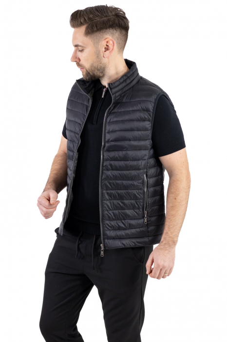 Vesta regular fit usoara neagra subtire [9]