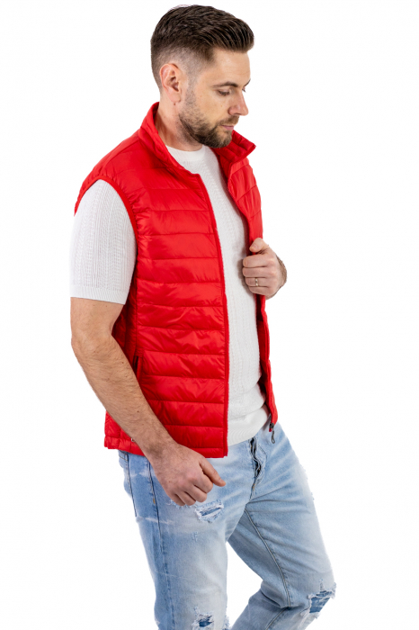 Vesta slim fit usoara rosie subtire [2]