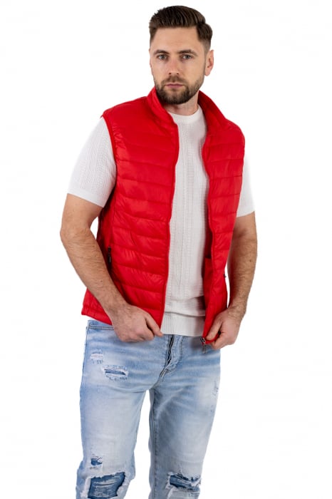 Vesta slim fit usoara rosie subtire [8]