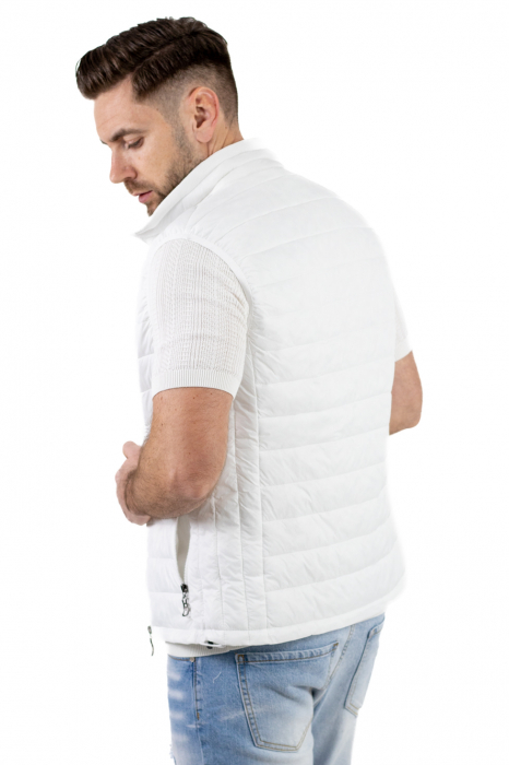 Vesta slim fit usoara alba subtire [6]