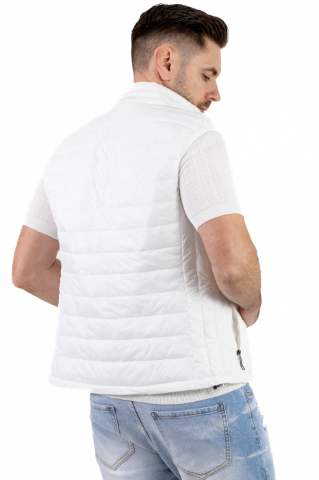 Vesta slim fit usoara alba subtire [8]