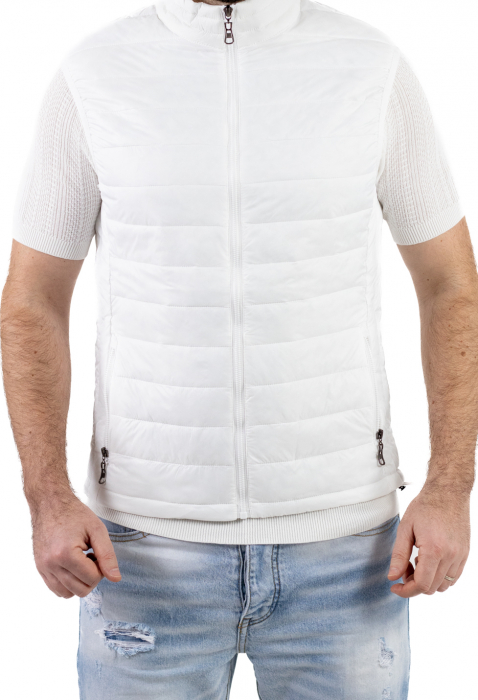 Vesta slim fit usoara alba subtire [7]