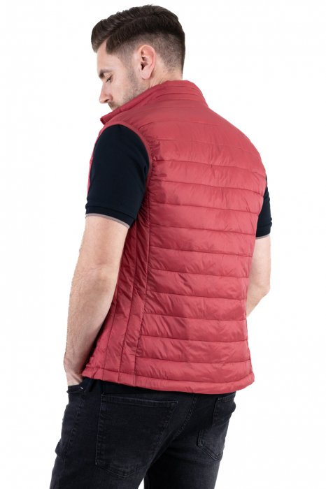 Vesta slim fit usoara bordo subtire [4]
