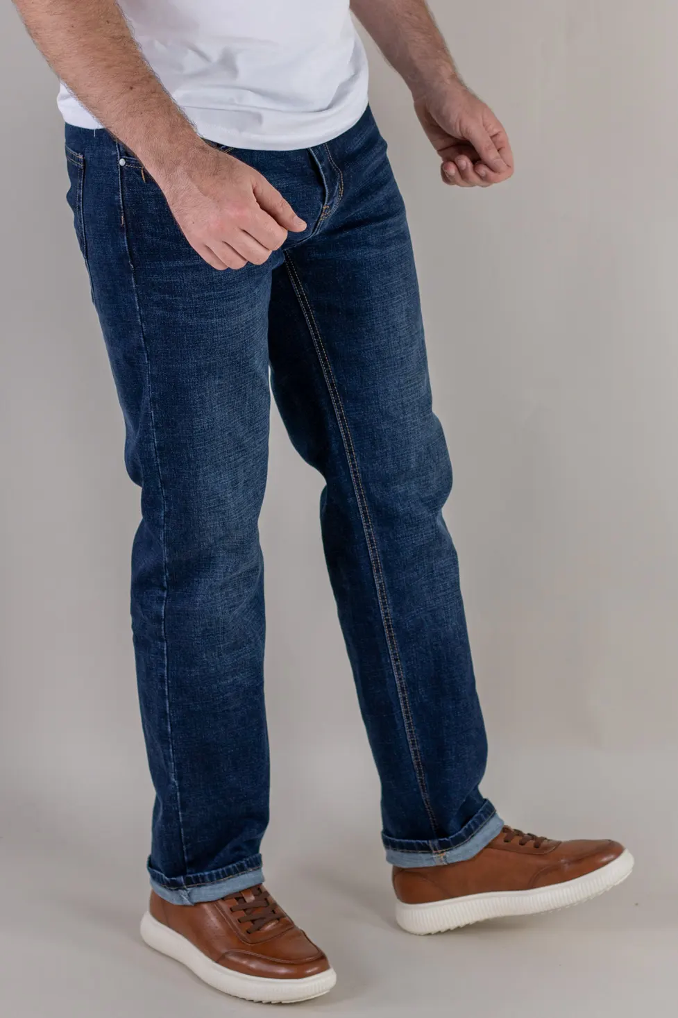 Noutati - Blugi barbati indigo regular fit