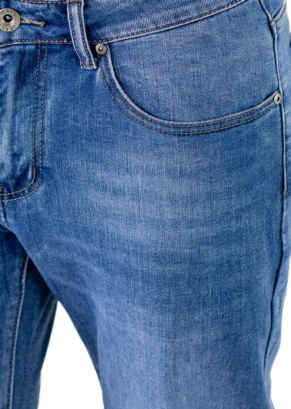 Blugi barbati Capri Fit – albastru denim modern [6]